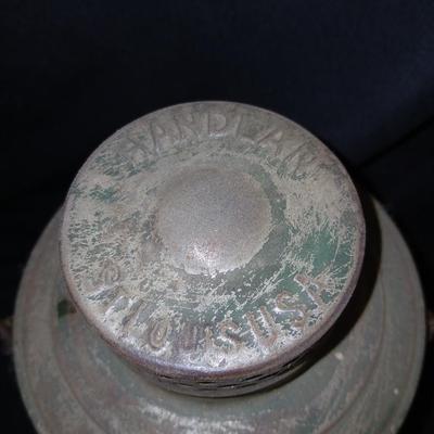 Vintage kerosene lantern marked Handlan USA Property of Denver Water Dept.