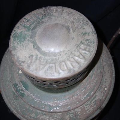 Vintage kerosene lantern marked Handlan USA Property of Denver Water Dept.