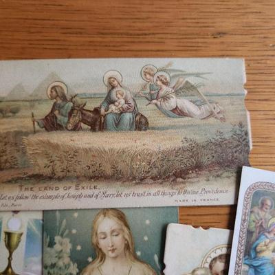 Group of Vintage Holy Cards - Lot A