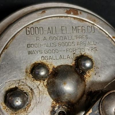 Two vintage Good-All Mfg. fishing reels
