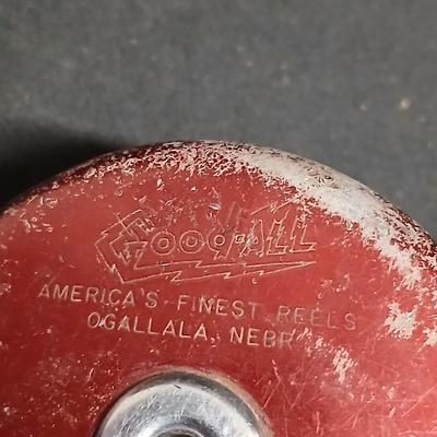 Two vintage Good-All Mfg. fishing reels