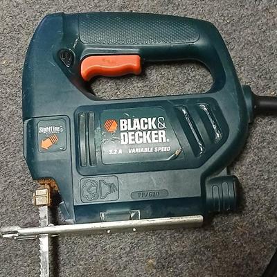 Black and Decker saws all with batteries and charger and Electric Black and decker Jig saw