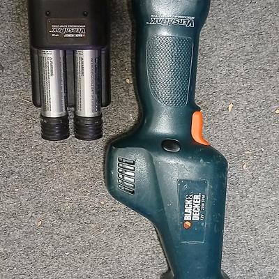 Black and Decker saws all with batteries and charger and Electric Black and decker Jig saw