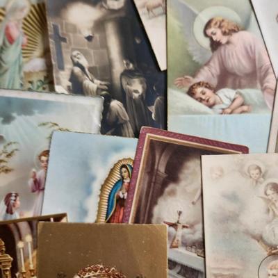 Group of Vintage Holy Cards - Lot B