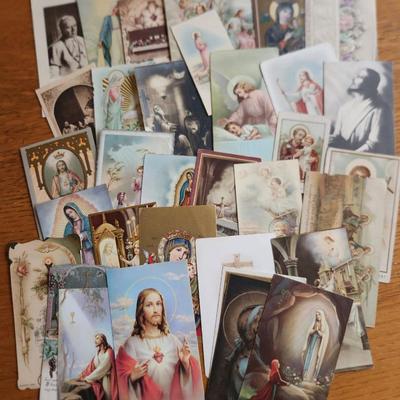 Group of Vintage Holy Cards - Lot B