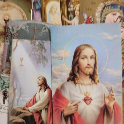 Group of Vintage Holy Cards - Lot B