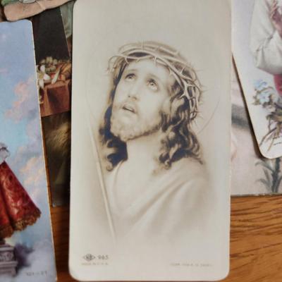Group of Vintage Holy Cards - Lot C