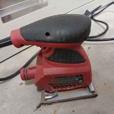 Two Electric Skill sanders - Belt sander and palm sander