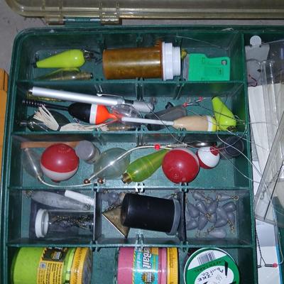 Tacklebox with contents including Rapala pliers