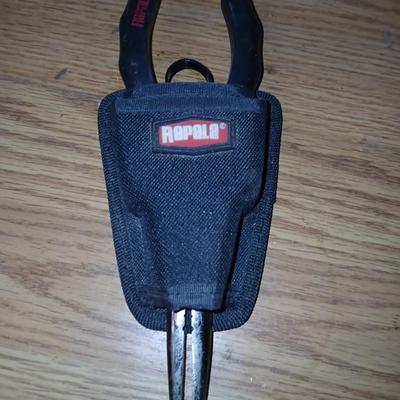 Tacklebox with contents including Rapala pliers