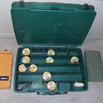 Tacklebox with contents including Rapala pliers