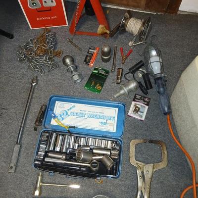 Automotive items, Park assist, Sockets, Ratchet, Small tools and other automotive accessories