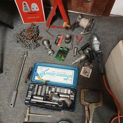 Automotive items, Park assist, Sockets, Ratchet, Small tools and other automotive accessories