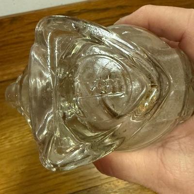 Avon glass squirrel votive holder