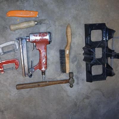 Pneumatic Nailer, Mitre box, ball ping hammer, and more