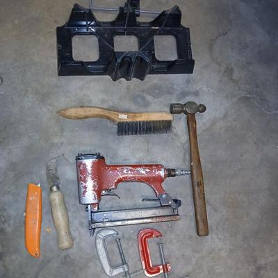 Pneumatic Nailer, Mitre box, ball ping hammer, and more