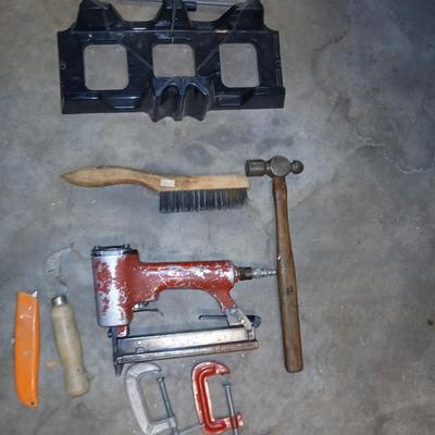Pneumatic Nailer, Mitre box, ball ping hammer, and more