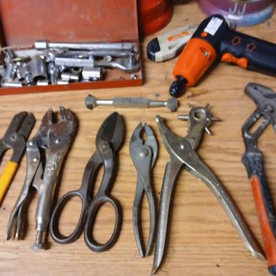 Small hand tools - pliers - screwdrivers - wrenches and more