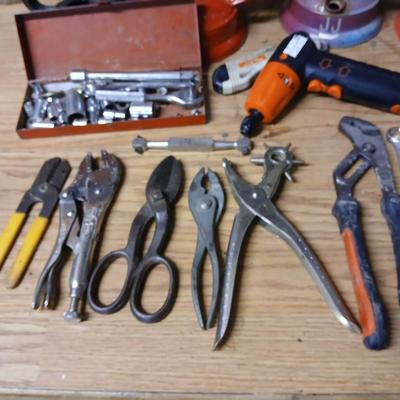 Small hand tools - pliers - screwdrivers - wrenches and more