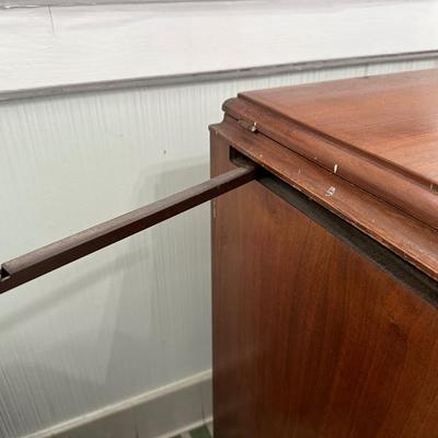 Desk with Singer Sewing Machine