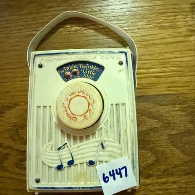 Fisher price wind up music box-1968