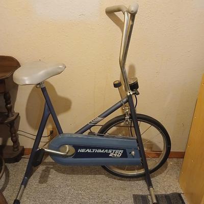 Healthmaster 240 Exercise bike - with all the snow predicted, this is a Great way to get those miles in this winter!