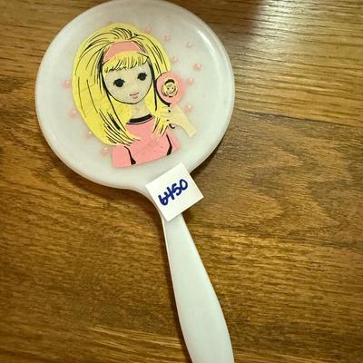 Vintage girl’s hand mirror