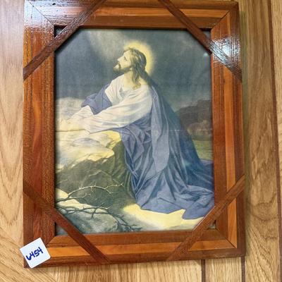 Beautiful 8x10 wood frame-Jesus in the Garden of Gesetherme
