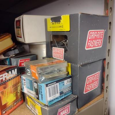 Assorted Hardware, Automotive, Fasteners and More