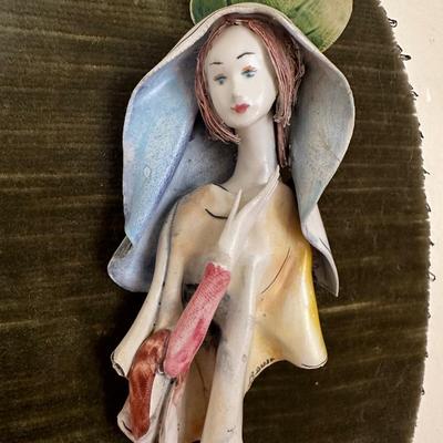 Italian Signed Wall Hanging Art