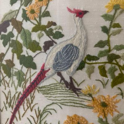 Vintage Framed Embroidery