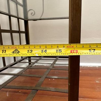Metal and Glass Shelving (See Details)