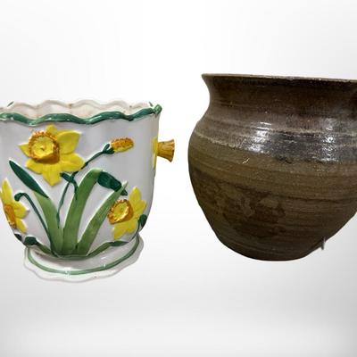 Ceramic Planters Lot - Italy, Napcoware, Etc.