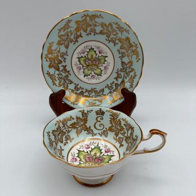 Paragon Cup and Saucer - First Anniversary of Queen Elizabeth’s Coronation