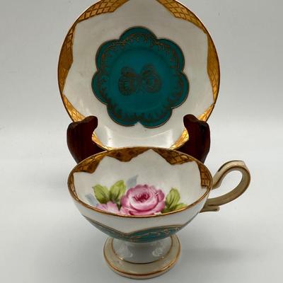 Pair of Japanese Cups and Saucers