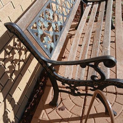 Perfect Patio bench for the side yard!