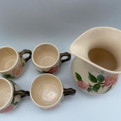 Franciscan “Desert Rose” Mugs and Pitcher