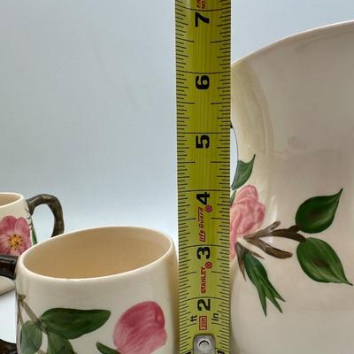 Franciscan “Desert Rose” Mugs and Pitcher
