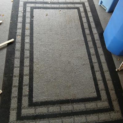 Area rug and throw rug