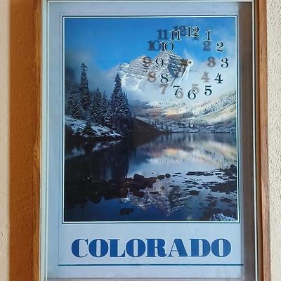 Two vintage framed Silhouette wall clocks