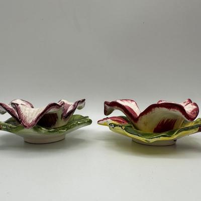 Japanese Flower Teacups and Saucers