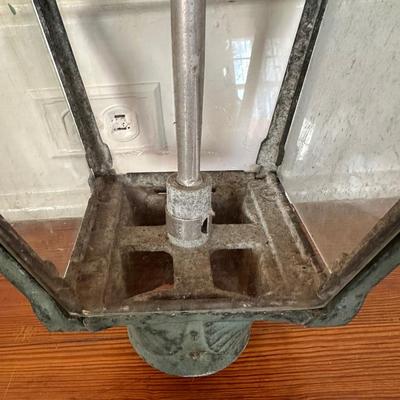 Vintage Outdoor Lantern Eagle Finial