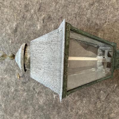 Vintage Outdoor Lantern Eagle Finial