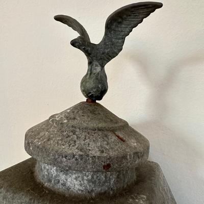 Vintage Outdoor Lantern Eagle Finial