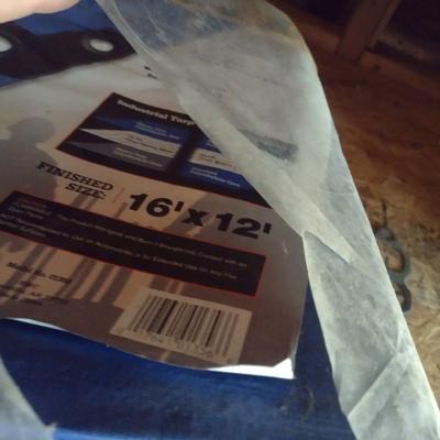 Assortment of New and Used Tarps Various Sizes
