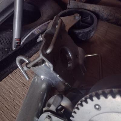 Trailer Support and Winch for Boat Trailer