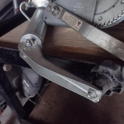 Trailer Support and Winch for Boat Trailer