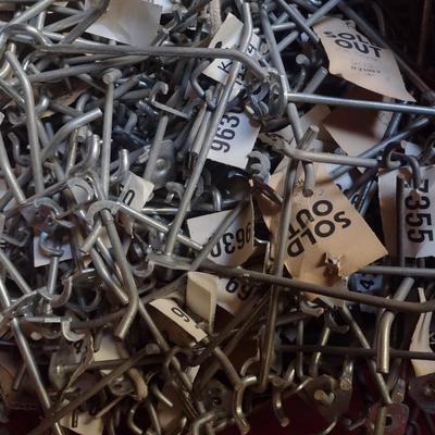 Collection of Peg Board Display Hangers