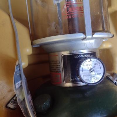 Coleman Camp Lantern Model 220K with Carry Case