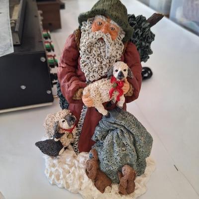 Vintage Old St. Nick Gathering 1991 Statue